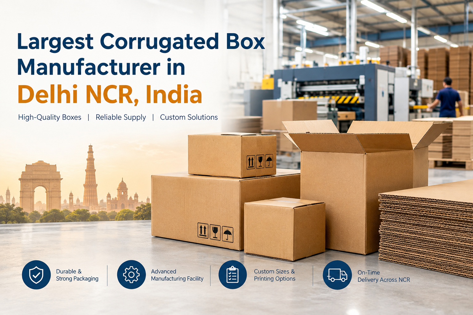 Largest Corrugated Box Manufacturer in Delhi NCR India
